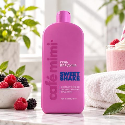 Cafe mimi Гель для душа Sweet shake 400мл