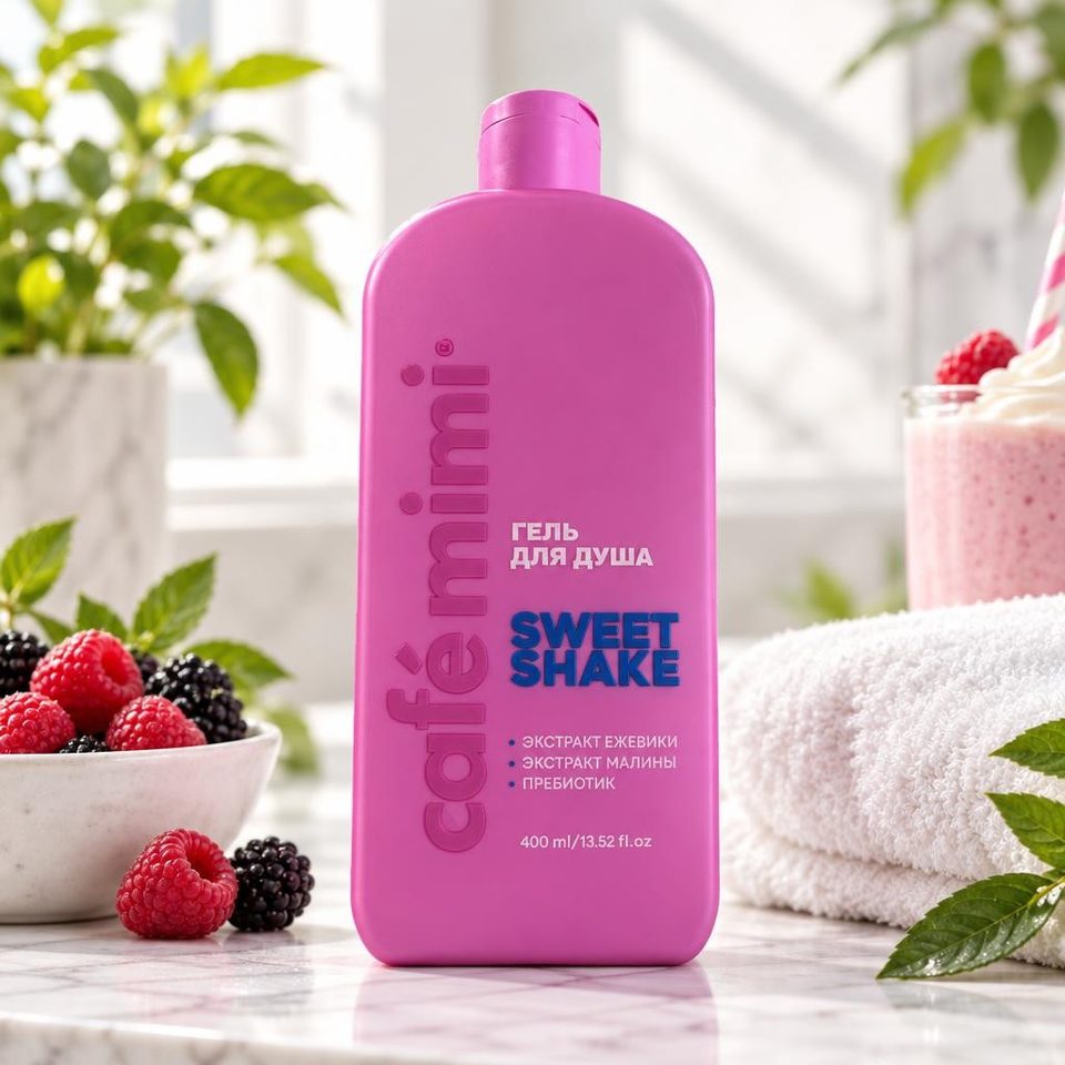 Cafe mimi Гель для душа Sweet shake 400мл