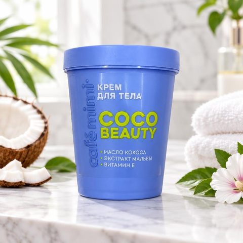 Cafe mimi Крем для тела Coco beauty 200мл