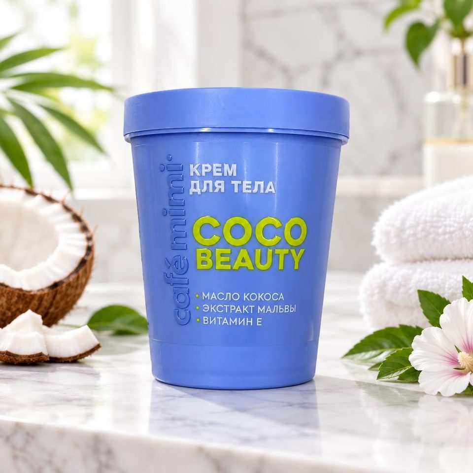 Cafe mimi Крем для тела Coco beauty 200мл