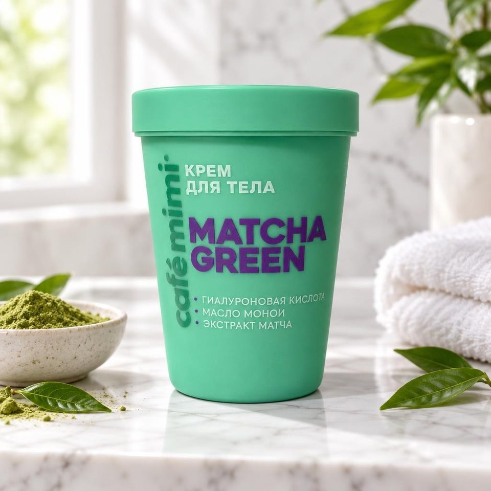 Cafe mimi Крем для тела Matcha green 200мл