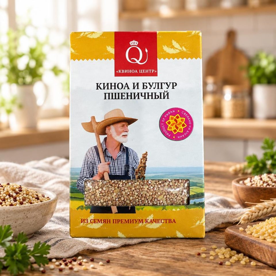 Крупа Киноа и булгур кор 350гр
