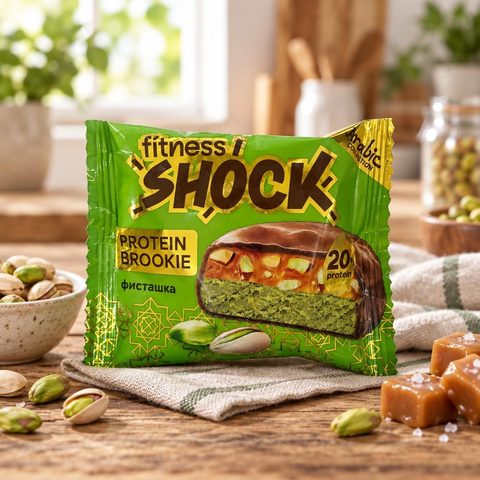 Бруки FitnesShock Фисташка - карамель 50 гр 8шт