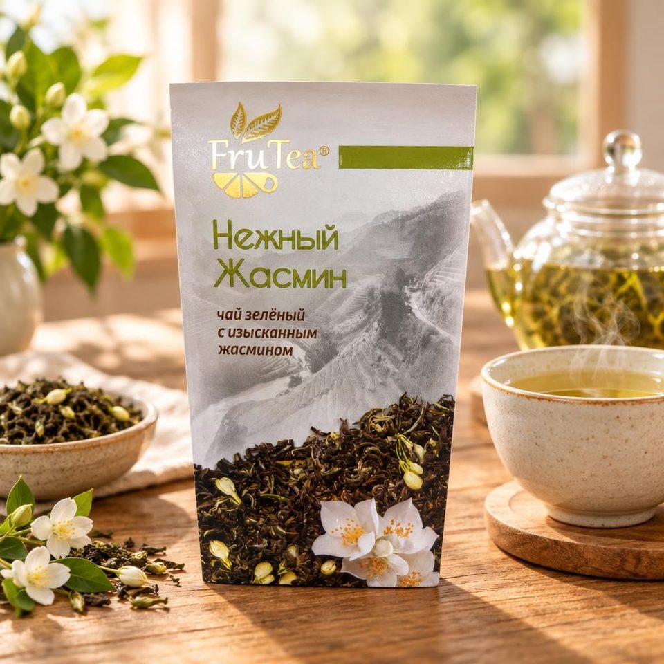 FruTea. Нежный жасмин (чай зеленый) 50 г