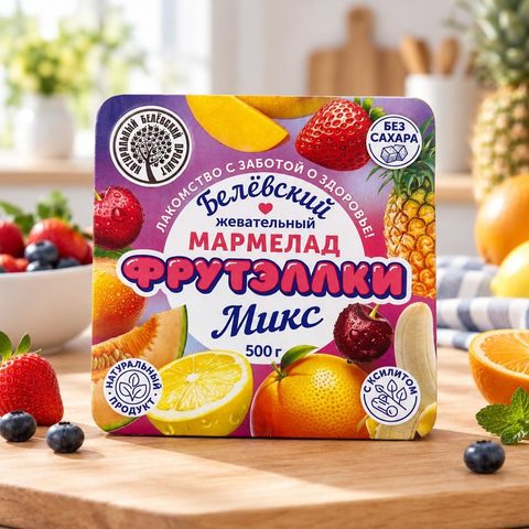 Белевский жевательный мармелад Фрутеллки микс 500 гр