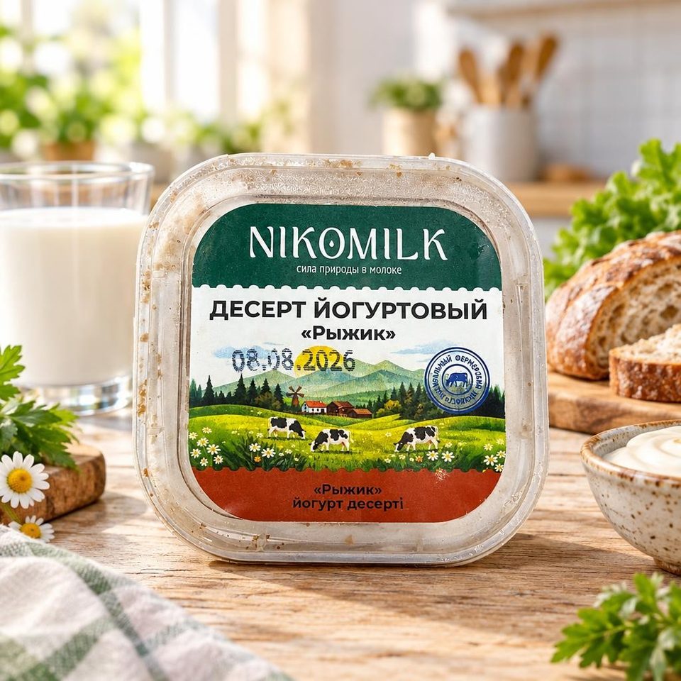 Десерт йогуртовый "рыжик" добрая коза