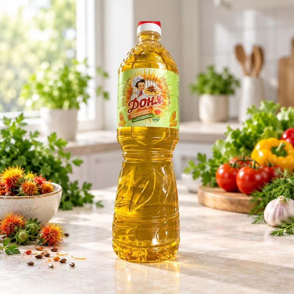Масло сафлоровое 1л Доня