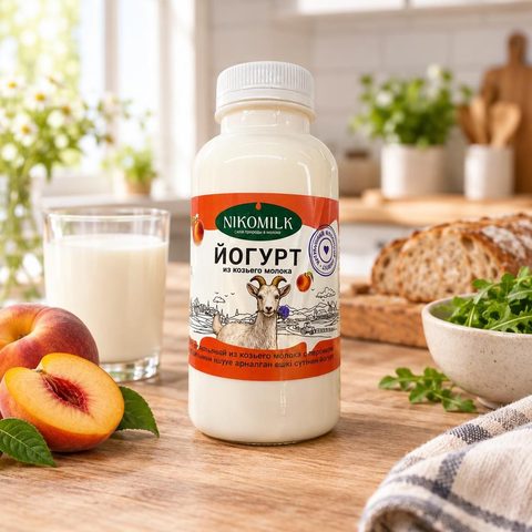 NikoMilk йогурт из козьего молока персик