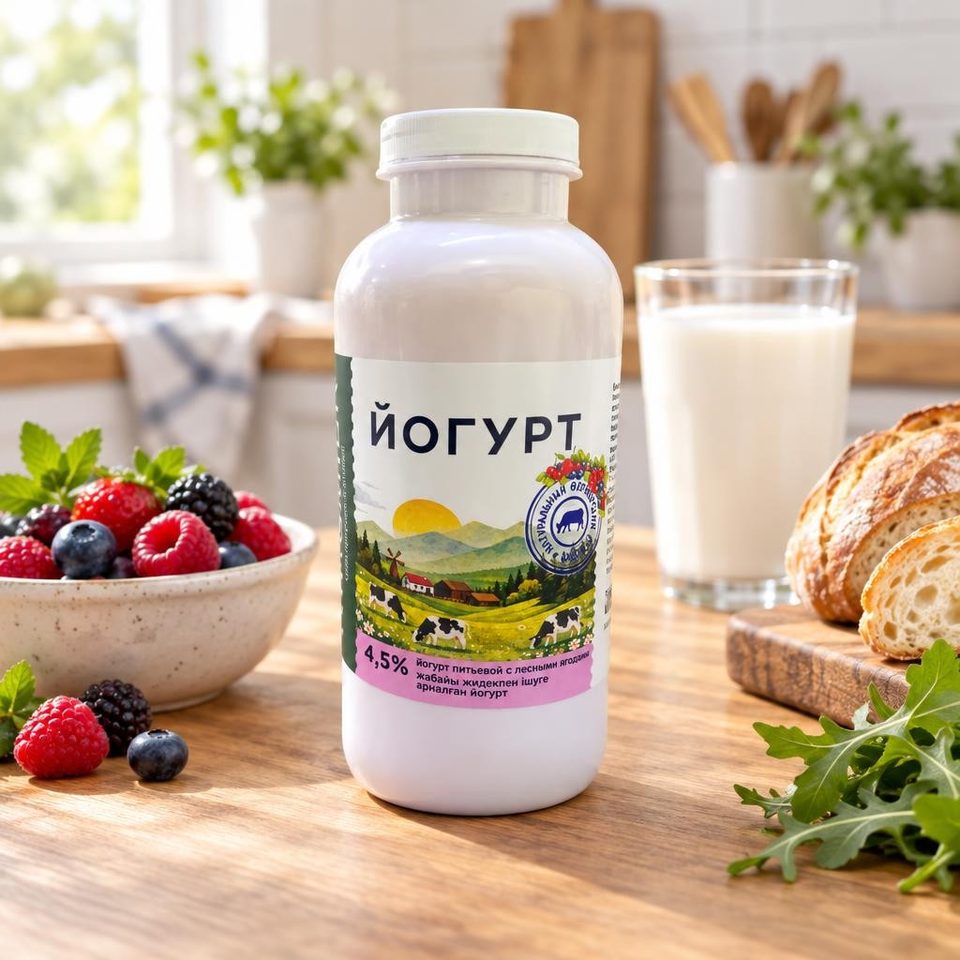 NikoMilk йогурт из козьего молока лесные ягоды