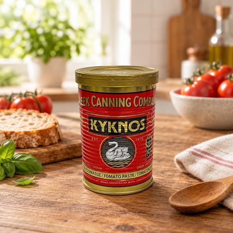 Томатная паста Kyknos ж/б 410гр.  24*410гр