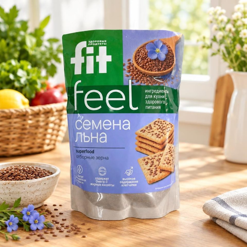 Семена льна TM Fit Feel 500гр дой пак