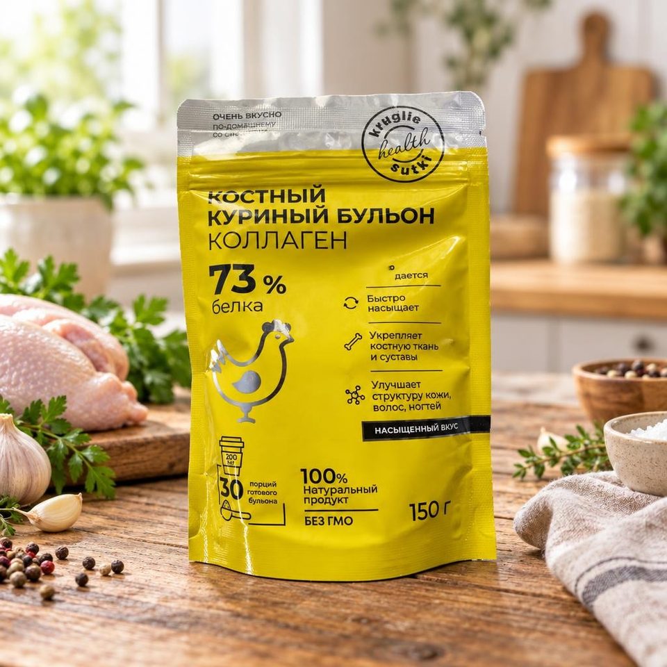 Костный бульон куринный ( 150гр*16шт)