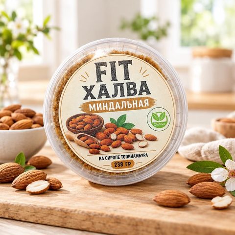Халва миндальная бг,бс,бл QluQva