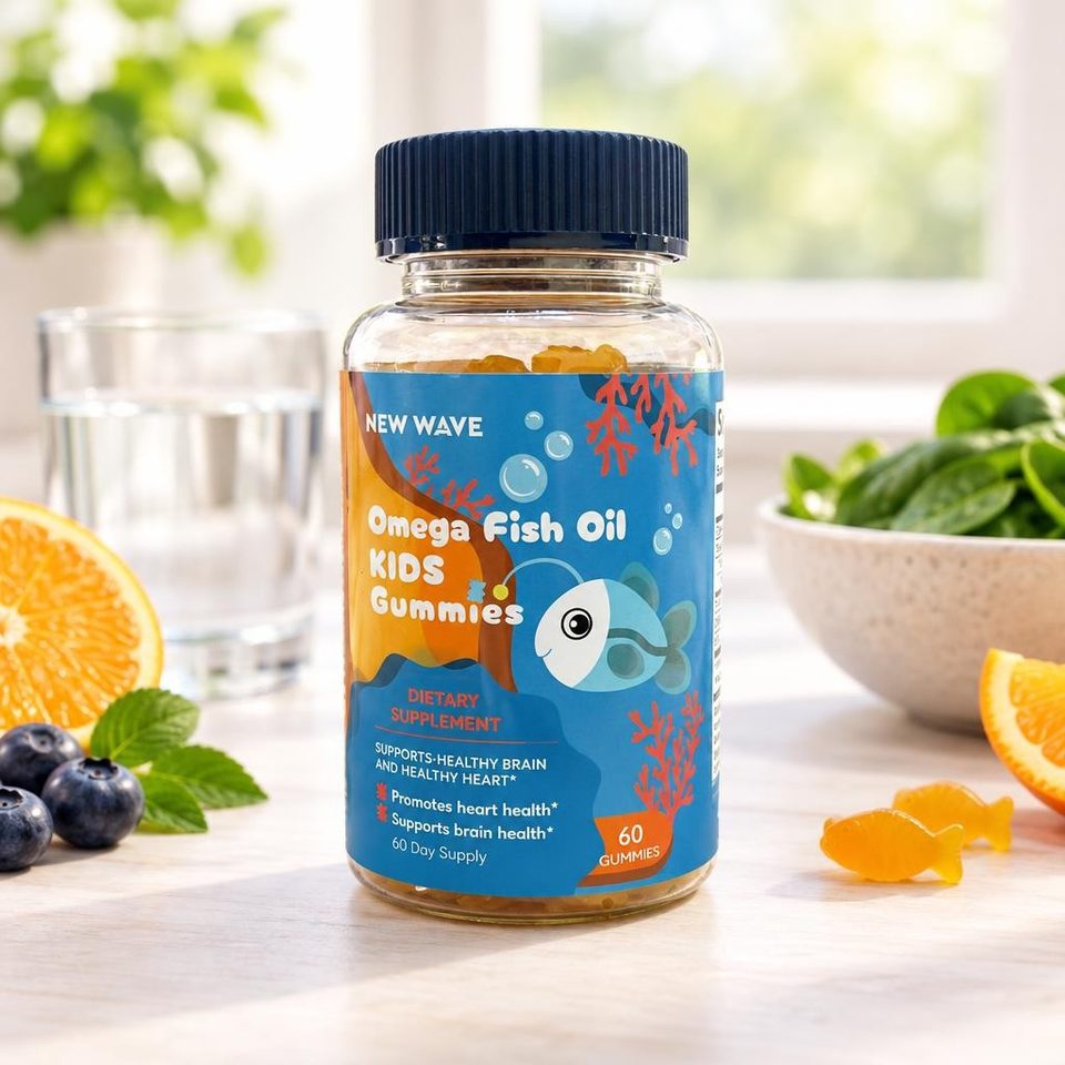 New wave Omega fish oil kids Gummies