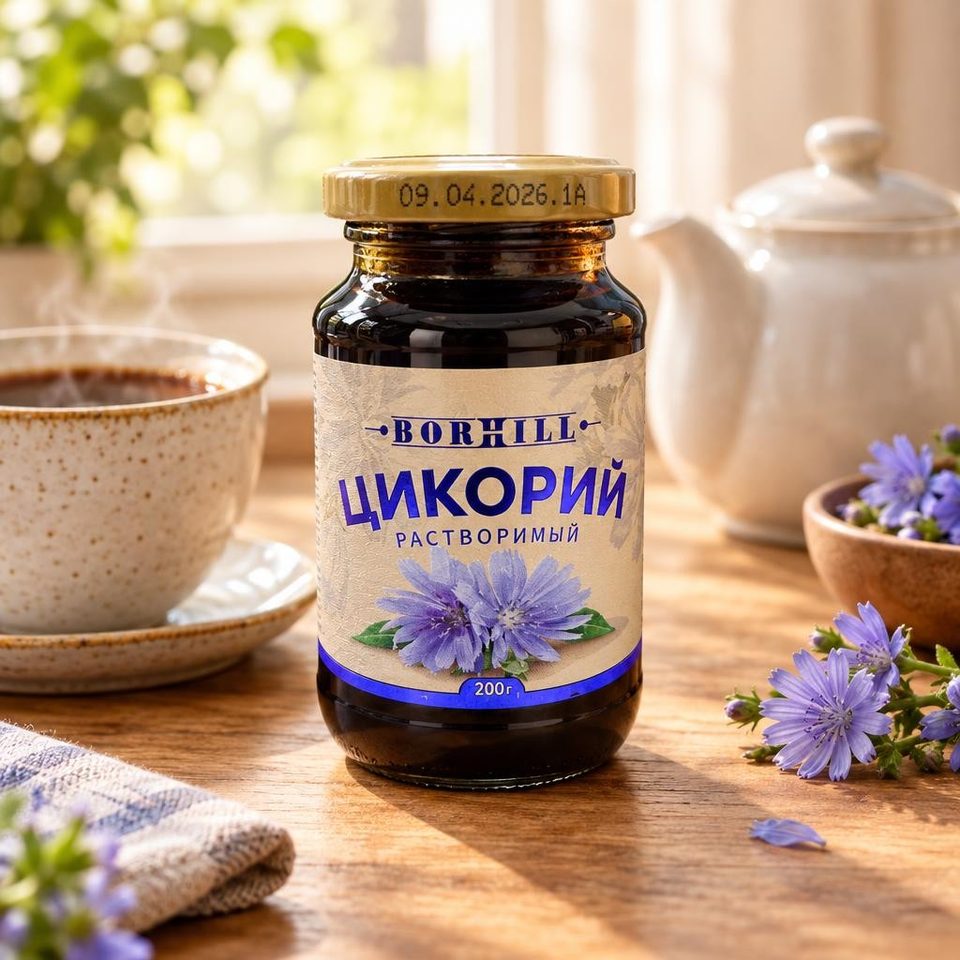 Цикорий жидкий экстракт BORHILL 200 гр 15 шт