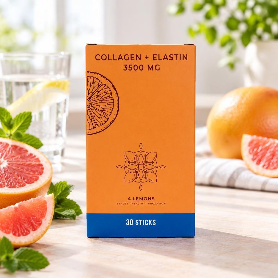 Lemons ElastyGlow Premium Collagen 3500mg Грейпфрут (20гр*30шт)