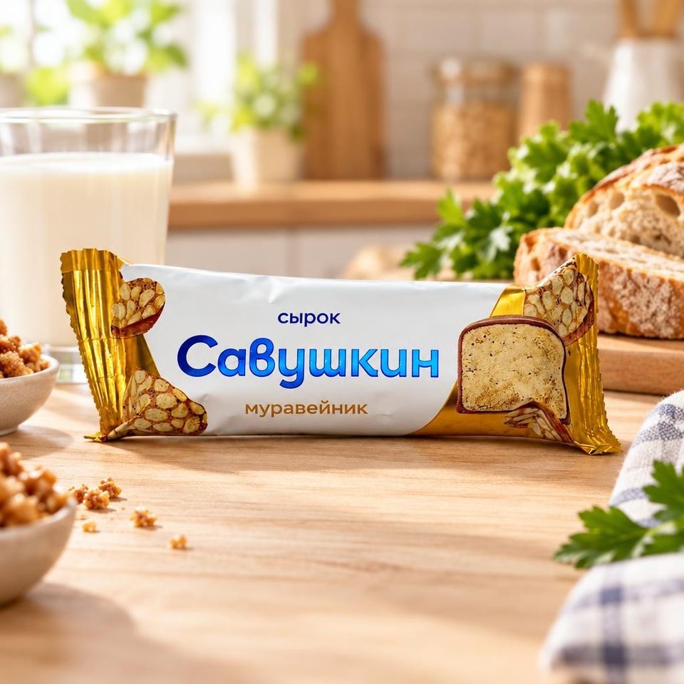 Сырок савушкин со вкусом муравейник 40гр