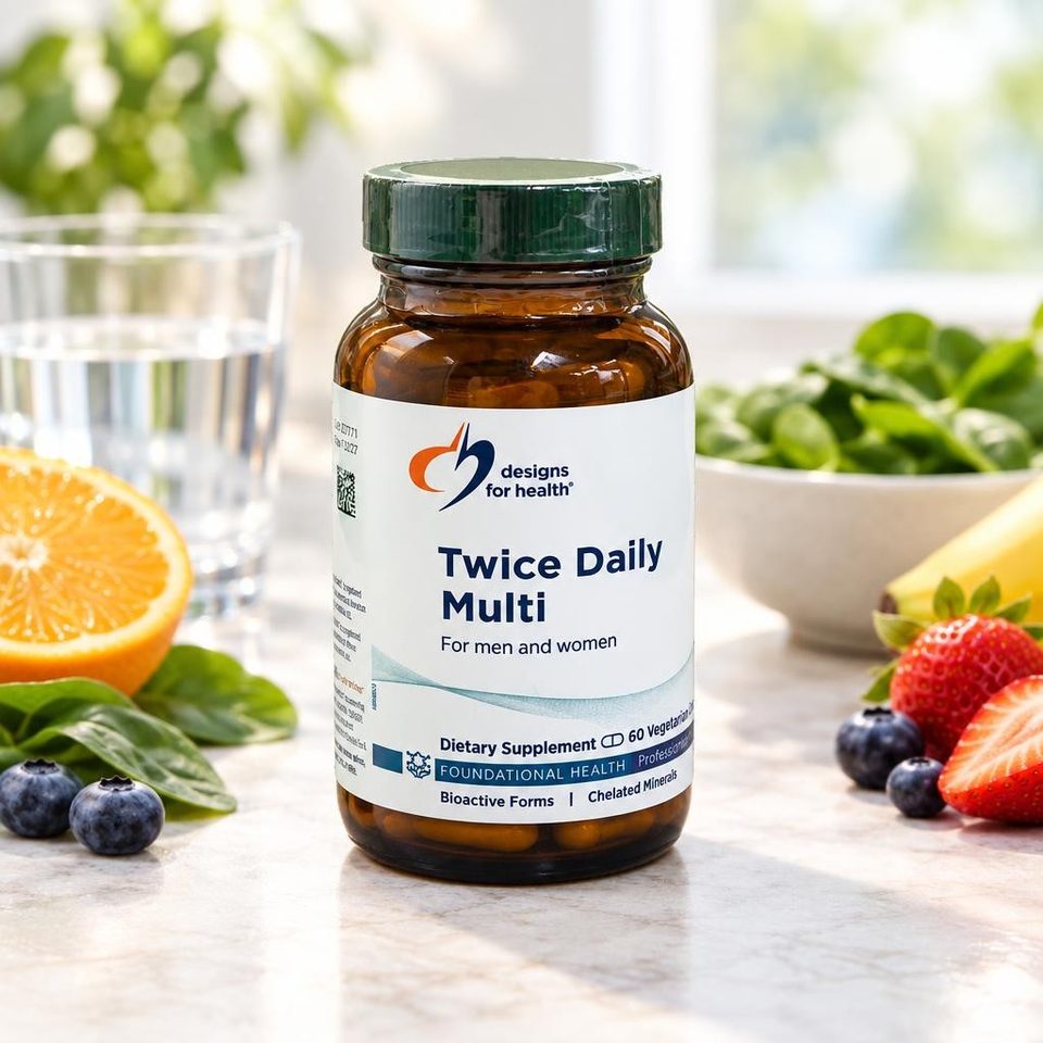 Designs For Health -Twice Daily Multi - 60 capsules