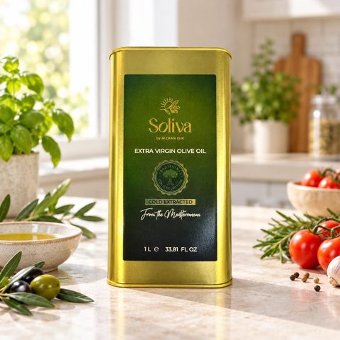 Soliva оливковое масло extra virgin 1000мл жестяная банка
