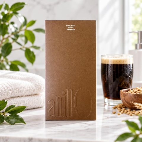 ANILLO Dark Beer Укрепляющая маска-кондиционер для волос, 500мл