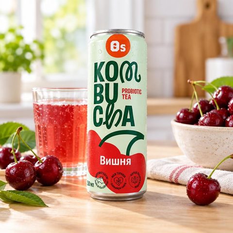 Ос Комбуча - Вишня 250мл жб