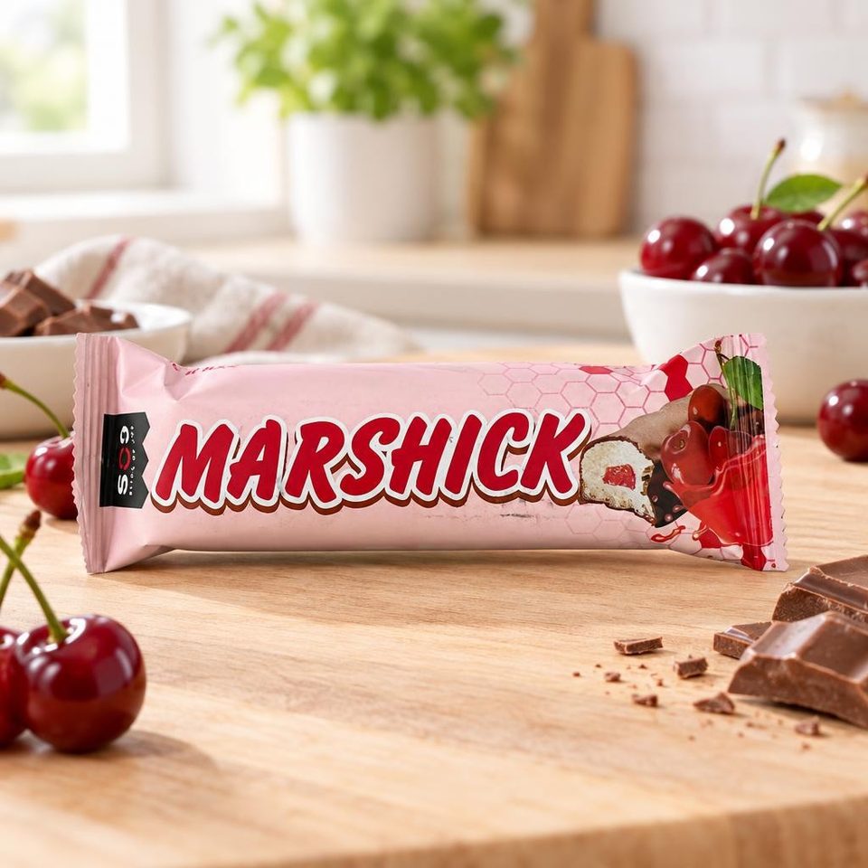 MARSHICK с вишневой начинкой в молочном шоколаде 30гр