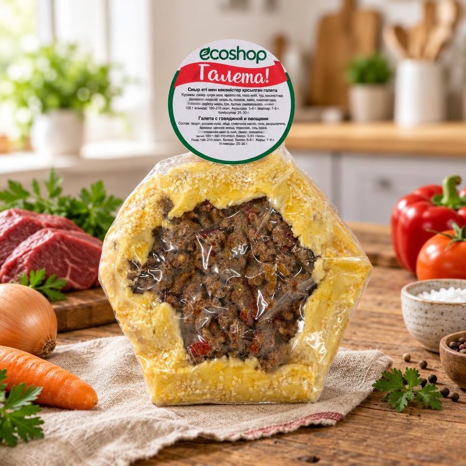 Галета с говядиной и овощами ИП Алдияр