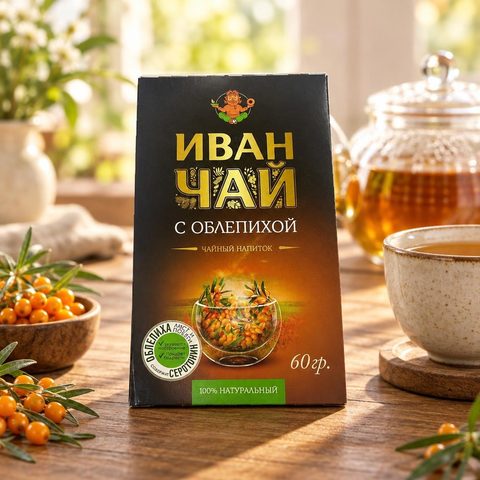 Иван-чай Облепиха карт.упак. 60 гр