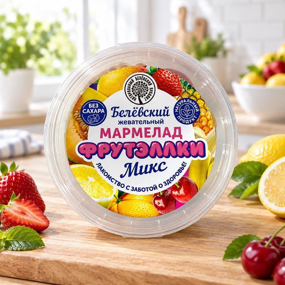 Белевский жевательный мармелад Фрутеллки микс 300 гр