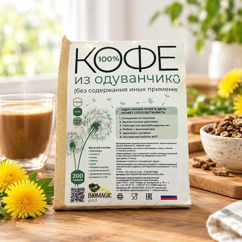 BIOMAGIC food Кофе из одуванчика 200гр
