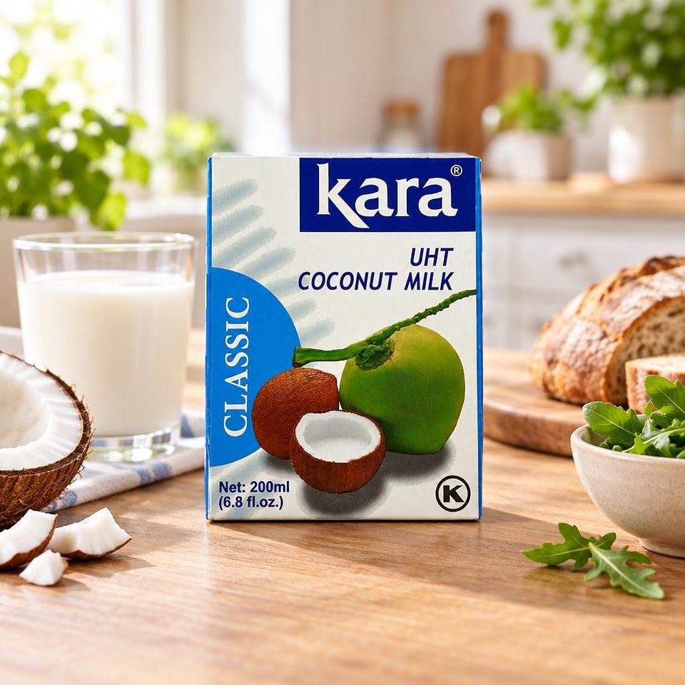 Молоко кокосовое KARA 17% тетра пак 200 мл 25 шт