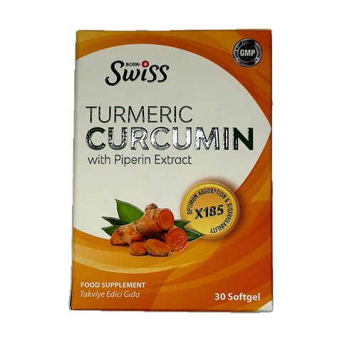 Swiss bork Turmeric Curcumin 30sotgel